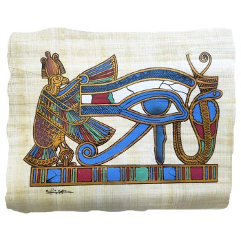 Papiro egipcio original  del ojo de Horus